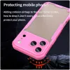 Phonesta Shockproof Armor Back Cover Hülle für Apple iPhone 17 Pro Max - Rosa 3