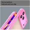 Phonesta Shockproof Armor Back Cover Hülle für Apple iPhone 17 Pro Max - Rosa 5