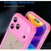 Phonesta Shockproof Armor Back Cover Hülle für Apple iPhone 17 Pro Max - Rosa 7