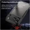 Phonesta Shockproof Armor Back Cover Hülle für Apple iPhone 17 Pro Max - Schwarz 3