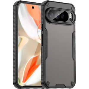 Phonesta Shockproof Armor Back Cover Hülle für Google Pixel 10 Pro XL - Schwarz