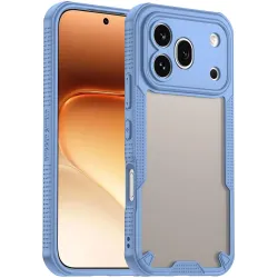 Phonesta Shockproof Armor Back Cover Hülle für HONOR 600 Pro - Blau