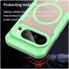 Phonesta Shockproof Armor Back Cover Hülle mit MagSafe für Google Pixel 10 Pro - Grün 4