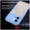Phonesta Shockproof Armor Back Cover Hülle mit MagSafe für HONOR 600 - Blau 3