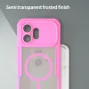 Phonesta Shockproof Armor Back Cover Hülle mit MagSafe für HONOR 600 - Rosa 4