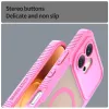 Phonesta Shockproof Armor Back Cover Hülle mit MagSafe für HONOR 600 - Rosa 5