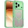 Phonesta Shockproof Armor Back Cover Hülle mit MagSafe für HONOR 600 Pro - Grün 0