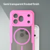 Phonesta Shockproof Armor Back Cover Hülle mit MagSafe für HONOR 600 Pro - Rosa 4
