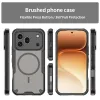 Phonesta Shockproof Armor Back Cover Hülle mit MagSafe für HONOR 600 Pro - Schwarz 1