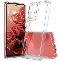 Phonesta Scratchproof Back Cover Hülle für Motorola Moto G35 - Transparent