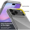 Phonesta Scratchproof Back Cover Hülle für Apple iPhone 17 Pro Max - Transparent 4