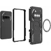 Phonesta Shield Armor Back Cover Hülle mit MagSafe für Nothing Phone (3a) - Rot 5
