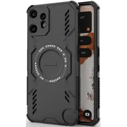 Phonesta Shield Armor Back Cover Hülle mit MagSafe für Nothing CMF Phone 2 Pro - Schwarz