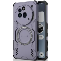 Phonesta Shield Armor Back Cover Hülle mit MagSafe für Nothing Phone (3a) Pro - Lila