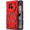 Phonesta Shield Armor Back Cover Hülle mit MagSafe für Nothing Phone (3a) Pro - Rot