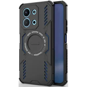 Phonesta Shield Armor Back Cover Hülle mit MagSafe für Xiaomi Redmi 15C / Xiaomi Poco C85 - Schwarz