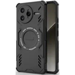 Phonesta Shield Armor Back Cover Hülle mit MagSafe für Xiaomi Poco F7 Ultra - Schwarz
