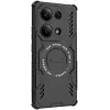 Phonesta Shield Armor Back Cover Hülle mit MagSafe für Xiaomi Redmi Note 14S/13 Pro / Xiaomi Poco M6 Pro - Schwarz 4