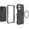 Phonesta Shield Armor Back Cover Hülle mit MagSafe für Oppo A6 Pro - Schwarz 5