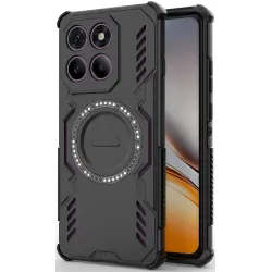 Phonesta Shield Armor Back Cover Hülle mit MagSafe für Motorola Edge 60 Pro - Schwarz