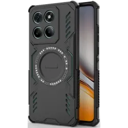 Phonesta Shield Armor Back Cover Hülle mit MagSafe für Motorola Edge 60 / Edge 60 Fusion - Schwarz