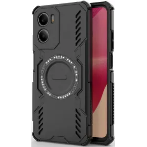 Phonesta Shield Armor Back Cover Hülle mit MagSafe für Motorola Moto G05 / Moto E15 - Schwarz