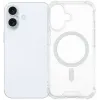 Phonesta Shockproof MagSafe Back Cover Hülle für Apple iPhone 16 Plus - Transparent