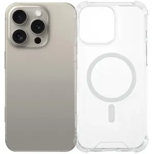 Phonesta Shockproof MagSafe Back Cover Hülle für Apple iPhone 16 Pro - Transparent