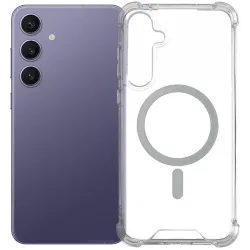 Phonesta Shockproof MagSafe Back Cover Hülle für Samsung Galaxy S25/S24 - Transparent