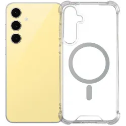Phonesta Shockproof MagSafe Back Cover Hülle für Samsung Galaxy S24 FE - Transparent