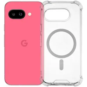 Phonesta Shockproof MagSafe Back Cover Hülle für Google Pixel 9a - Transparent