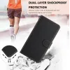 Phonesta Smooth Skin Book Wallet Klapphülle für OnePlus 13R - Schwarz 2