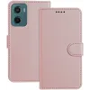Phonesta Smooth Skin Book Wallet Klapphülle für Motorola Moto G05 / Moto E15 - Roségold