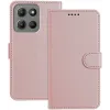 Phonesta Smooth Skin Book Wallet Klapphülle für Motorola Moto G17/G17 Power/G15/G15 Power - Roségold