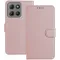 Phonesta Smooth Skin Book Wallet Klapphülle für Motorola Moto G17/G17 Power/G15/G15 Power - Roségold