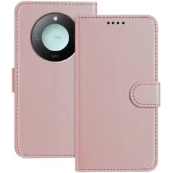 Phonesta Smooth Skin Book Wallet Klapphülle für HONOR X9c Smart - Roségold