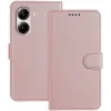 Phonesta Smooth Skin Book Wallet Klapphülle für Xiaomi Poco X7 Pro - Roségold 0