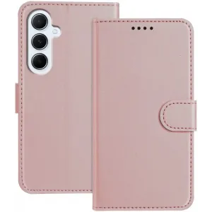 Phonesta Smooth Skin Book Wallet Klapphülle für Samsung Galaxy A26 - Roségold