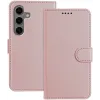 Phonesta Smooth Skin Book Wallet Klapphülle für Samsung Galaxy S25 Plus/S24 Plus - Roségold
