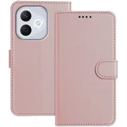 Phonesta Smooth Skin Book Wallet Klapphülle für HONOR 400 Lite - Roségold