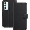 Phonesta Smooth Skin Book Wallet Klapphülle für Samsung Galaxy A35 - Schwarz