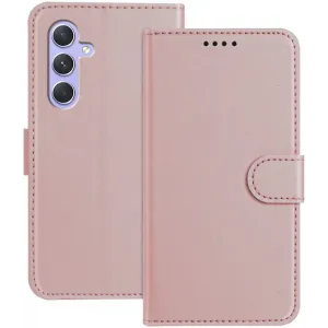 Phonesta Smooth Skin Book Wallet Klapphülle für Samsung Galaxy A55 - Roségold