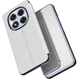 Phonesta Smart Mirror View Book Klapphülle für Xiaomi Redmi Note 14 Pro 5G / Xiaomi Poco X7 - Silber