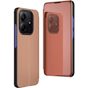 Phonesta Smart Mirror View Book Klapphülle für Xiaomi Redmi Note 14 4G 164.8mm - Roségold