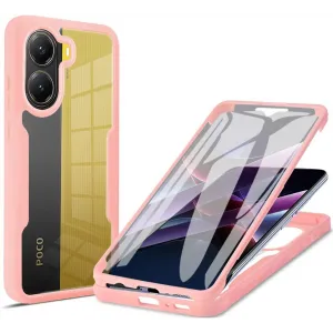 Phonesta Slim Protect 360 Vollschutzhülle Displayschutzfolie für Xiaomi Poco X7 Pro - Rosa