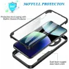 Phonesta Slim Protect 360 Vollschutzhülle Displayschutzfolie für Xiaomi Redmi Note 14 Pro 4G - Schwarz 2