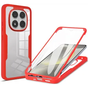 Phonesta Slim Protect 360 Vollschutzhülle Displayschutzfolie für Xiaomi Redmi Note 14 Pro 5G/14 Pro Plus / Xiaomi Poco X7 - Rot