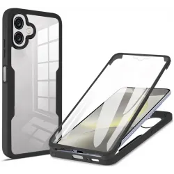 Phonesta Slim Protect 360 Vollschutzhülle Displayschutzfolie für Samsung Galaxy A06 4G/5G - Schwarz