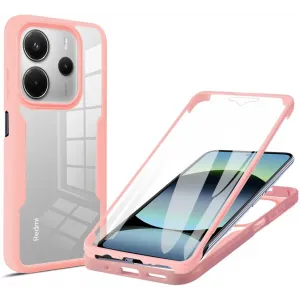Phonesta Slim Protect 360 Vollschutzhülle Displayschutzfolie für Xiaomi Redmi Note 14 5G - Rosa