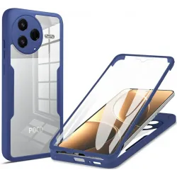 Phonesta Slim Protect 360 Vollschutzhülle Displayschutzfolie für Xiaomi Poco F7 Pro - Blau